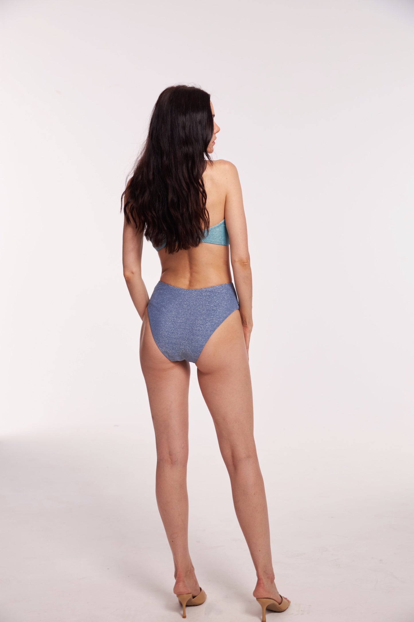 Sun-Kissed Summer Swimsuit with Wrapping Skirt "STAR DUST"